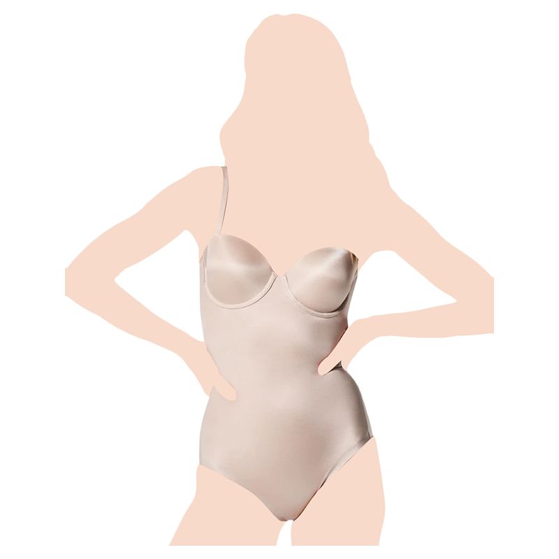 Spanx - Suit Your Fantasy Strapless Cupped Panty Bodysuit - Nude