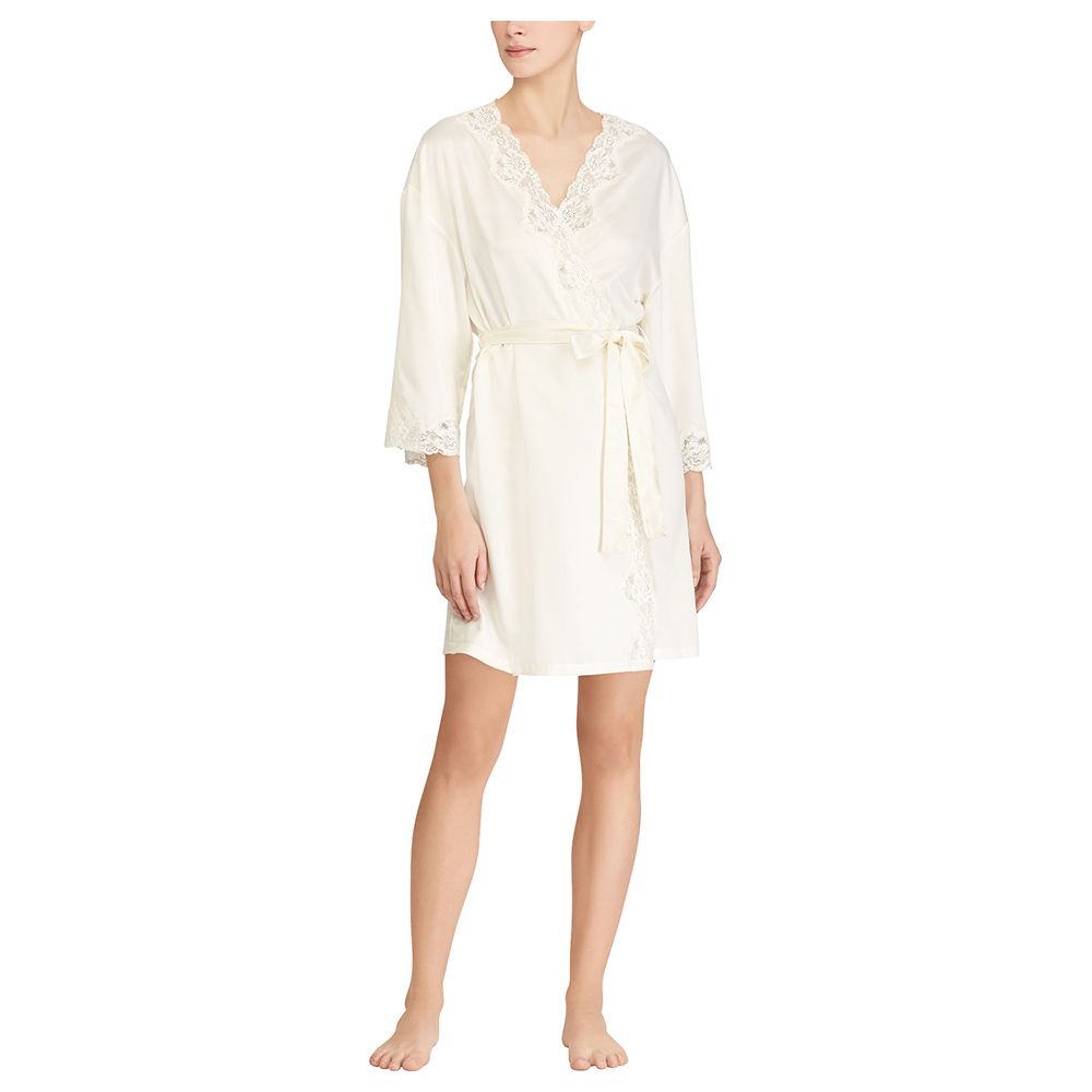 Klynn - Ralph Lauren - Kimono Lace Robe - Ivory