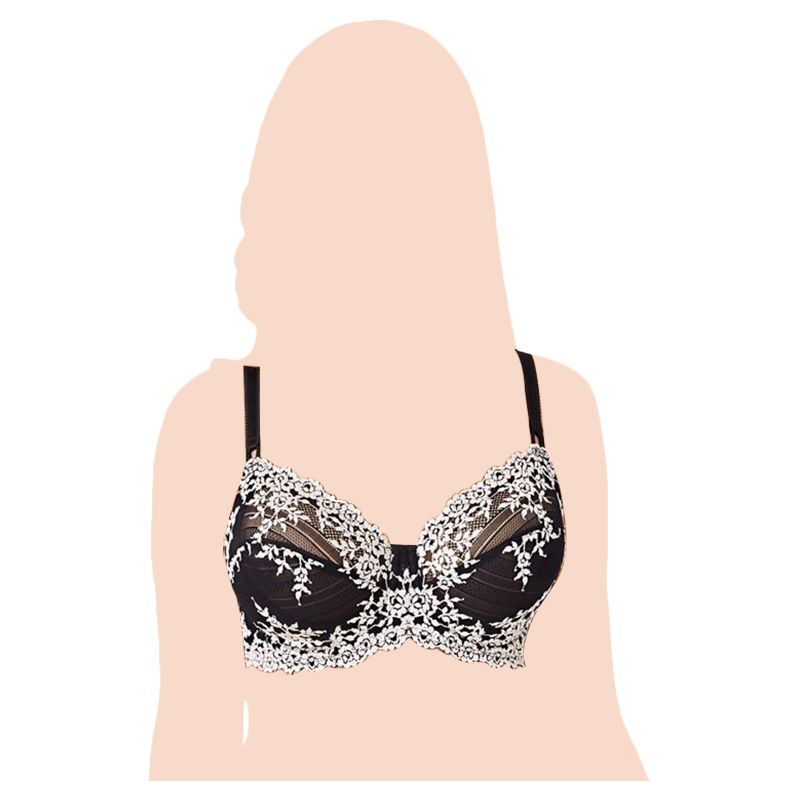 Klynn - Wacoal USA - Underwire Lace Bra - Black