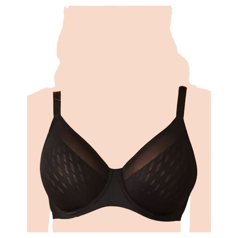 Klynn - Wacoal USA - Sheer Underwire Bra - Black