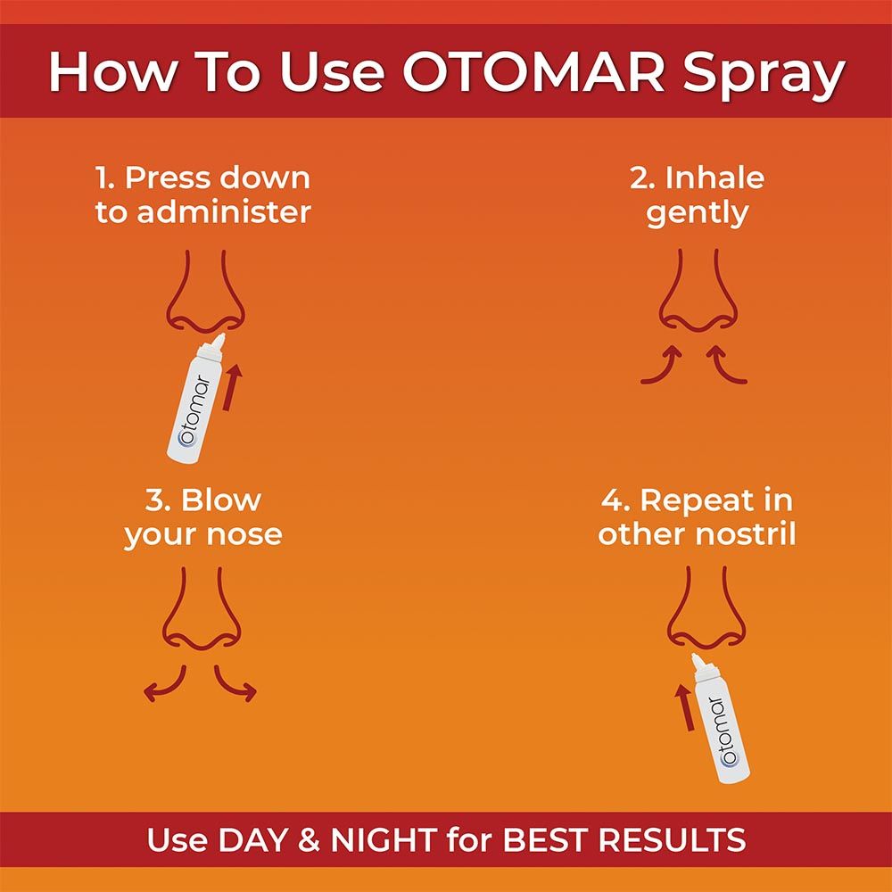 Otomar - Cold & Flu Hypetonic Nasal Spray for Kids - 125ml 