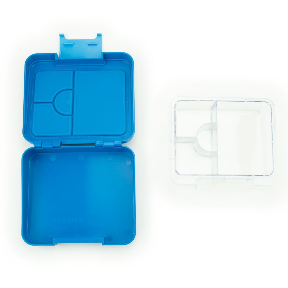 Rainbow Skool - 4 Compartment Mini Lunch Box - Dino - Blue