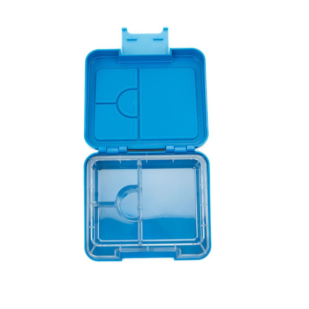 Rainbow Skool - 4 Compartment Mini Lunch Box - Dino - Blue