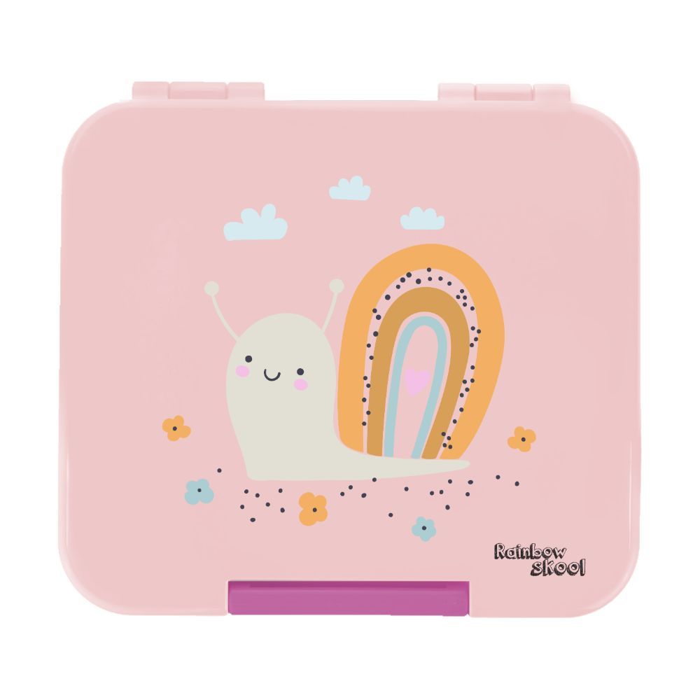 Rainbow Skool - Mini Lunch Box - Snail - Pink