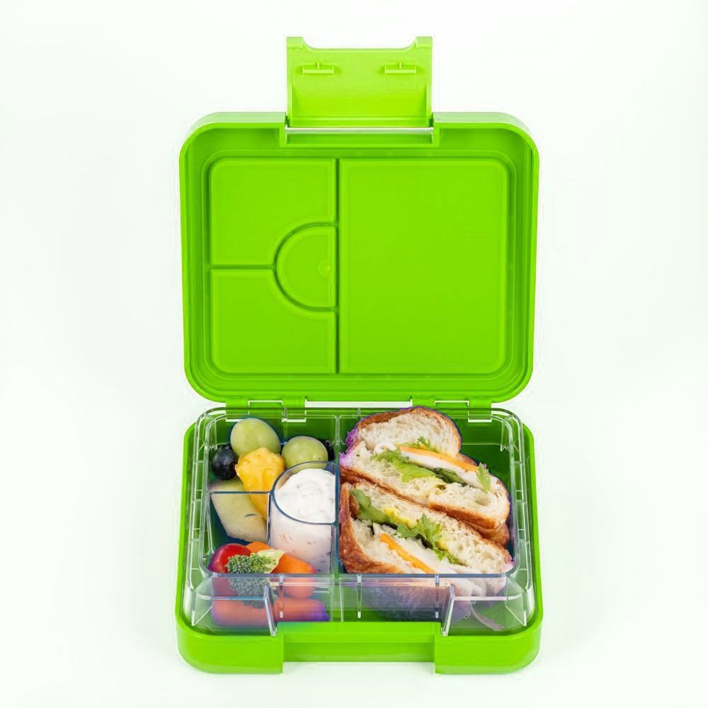 Rainbow Skool - 4-6 Compartment Lunch Box - Pineapple - Green (Exclusive)