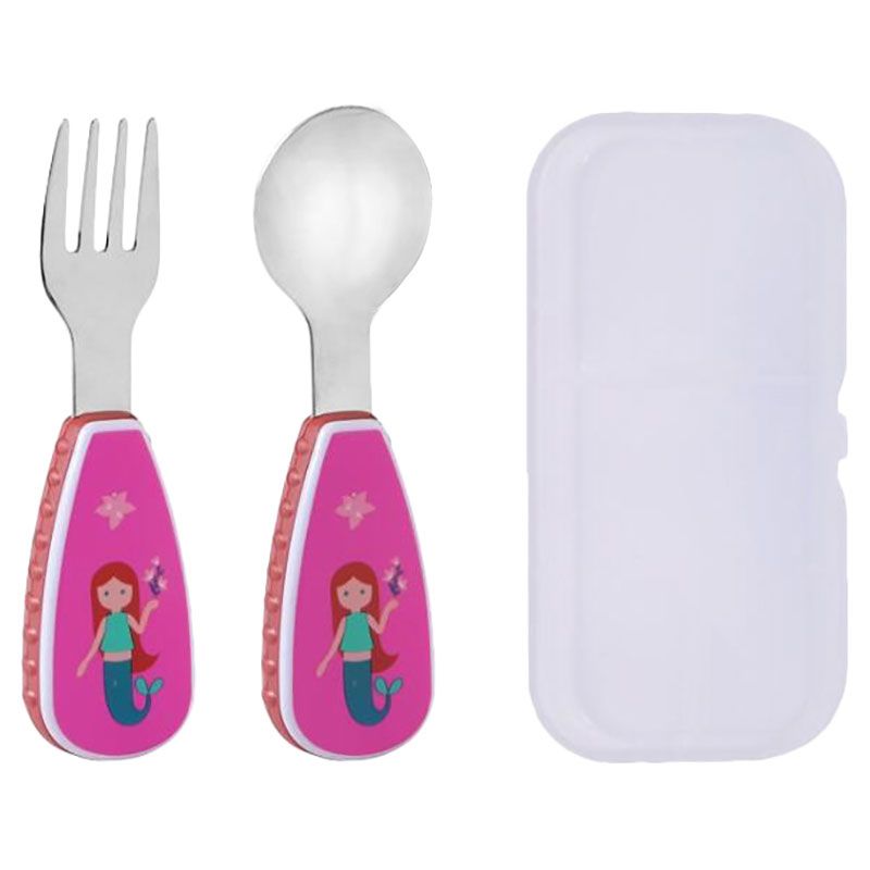 Rainbow Skool - Kids Spoon And Fork Set Mermaid