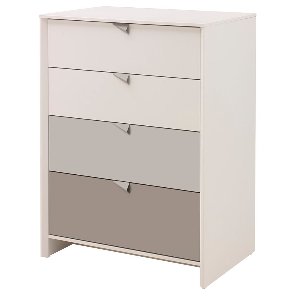 Gautier - Nuance Chest 4 Drawer - Grey/White 