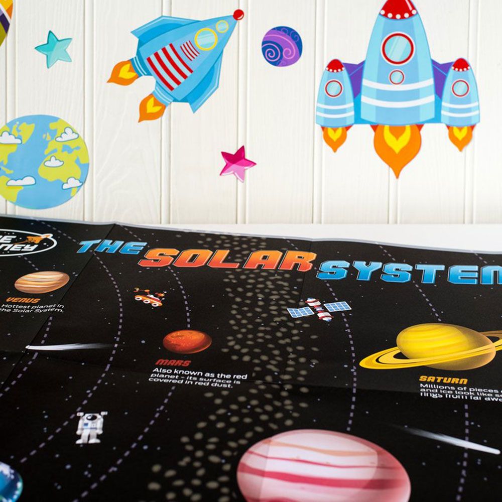 Space Journey - Child's Solar System Map