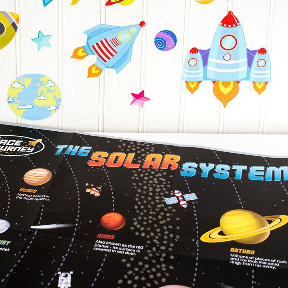 Space Journey - Child's Solar System Map