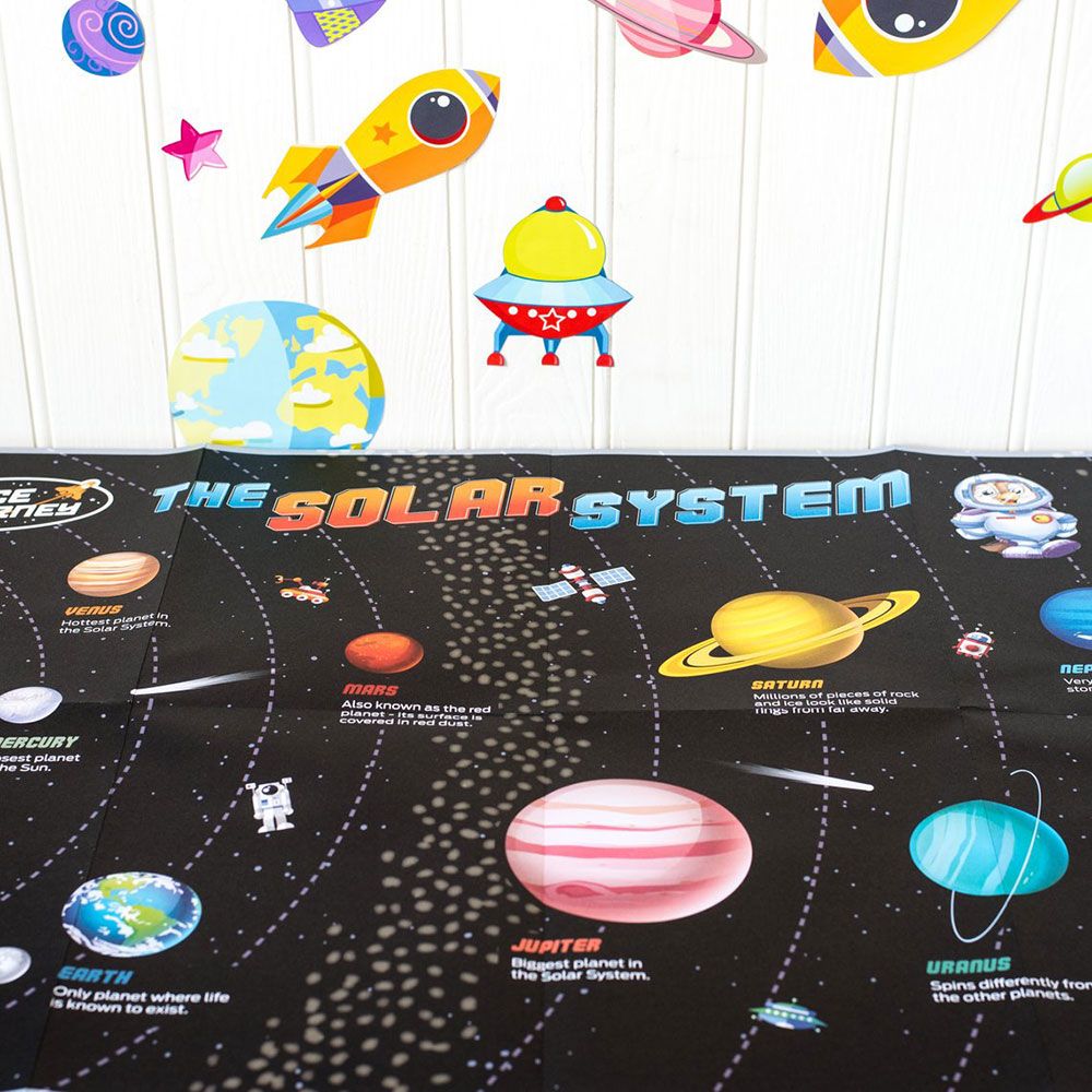 Space Journey - Child's Solar System Map