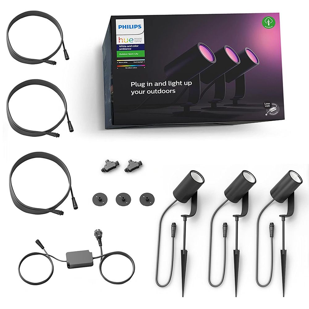 Philips Hue - Spot Lily Base Kit - Black