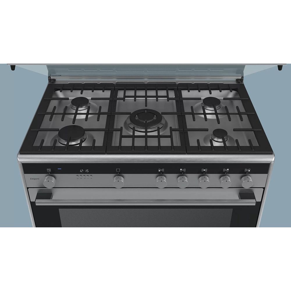 Siemens - Freestanding Gas Cooker - Silver