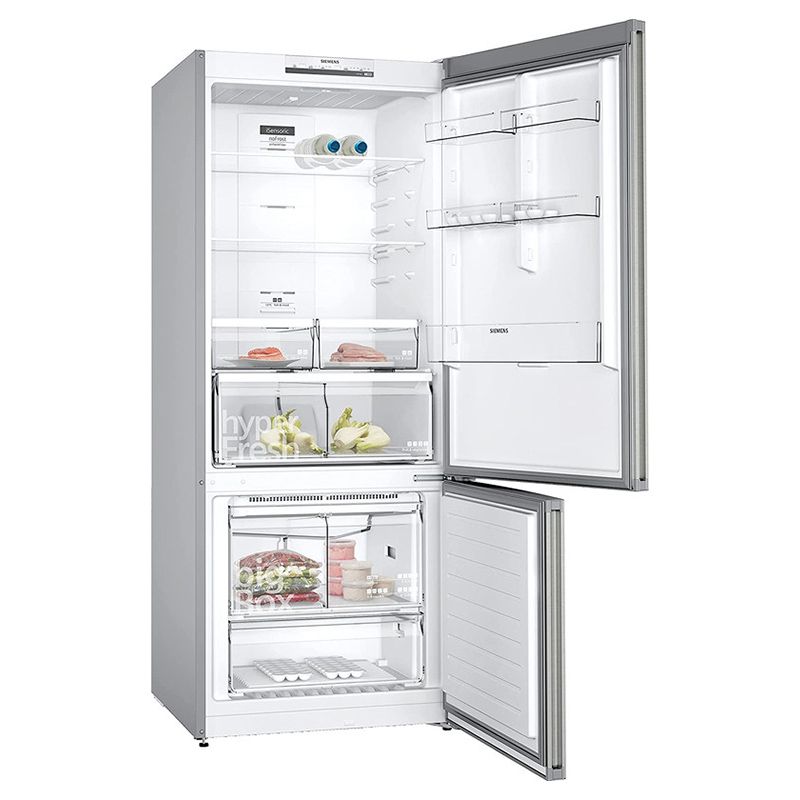 Siemens - Free-Standing Fridge-Freezer w/ Freezer At Bottom - Inox