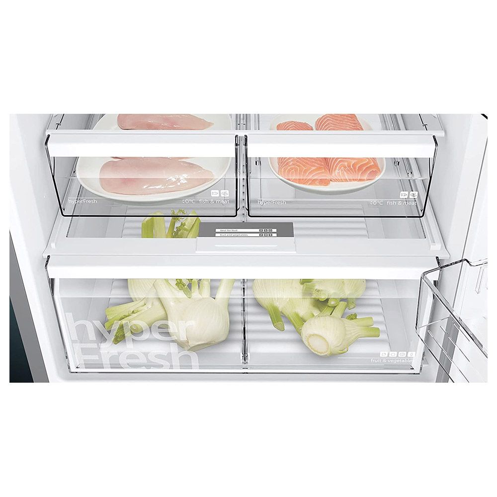 Siemens - Free-Standing Fridge-Freezer w/ Freezer At Bottom - Inox