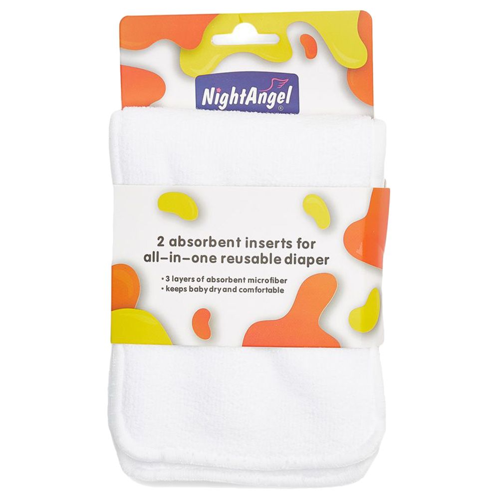 Night Angel - Diaper Nappy Reusable Cloth Set of 2