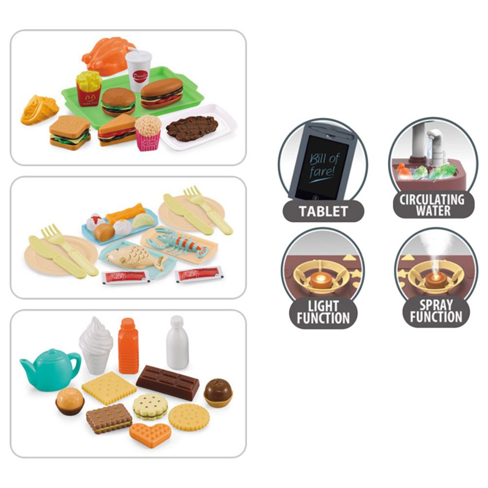 Beibe Good - Kitchen Playsets w/ 99 Accessories