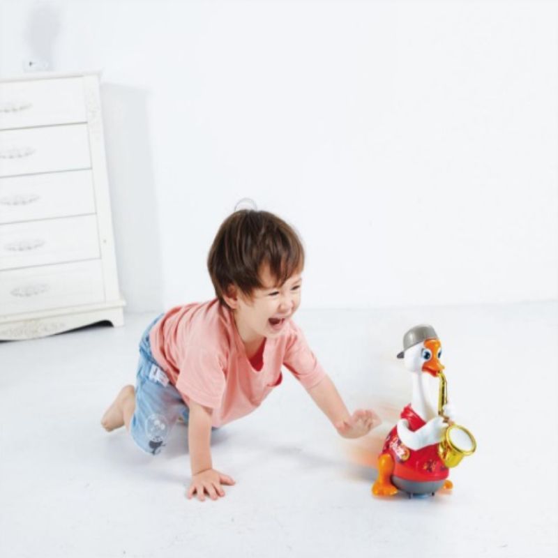 Hola - Baby Toys Saxophone Goose 18+ m - Red