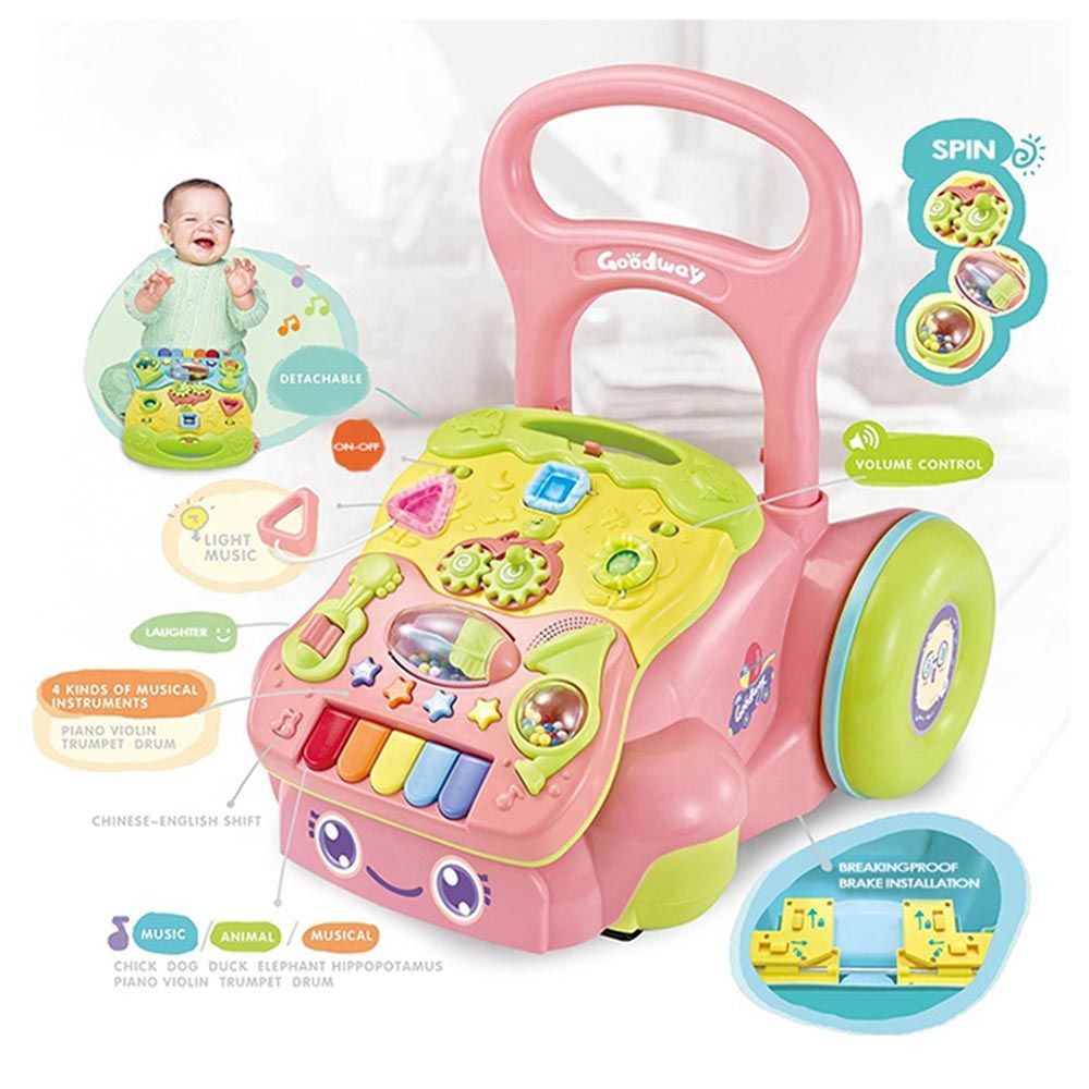 Goodway - Baby Walker W/Activity Music Board for 9+ Months