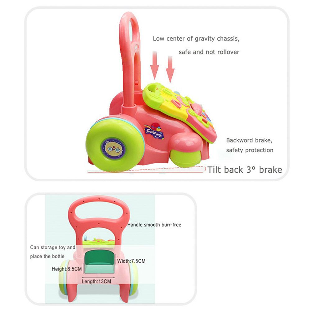 Goodway - Baby Walker W/Activity Music Board for 9+ Months