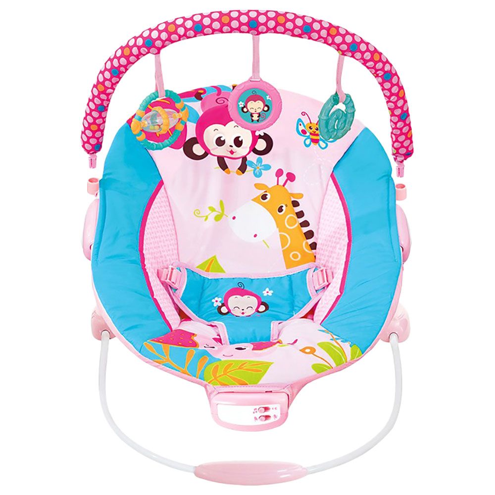 Mastela - Baby Bouncer For Newborn To Toddler 6+ Month- Pink