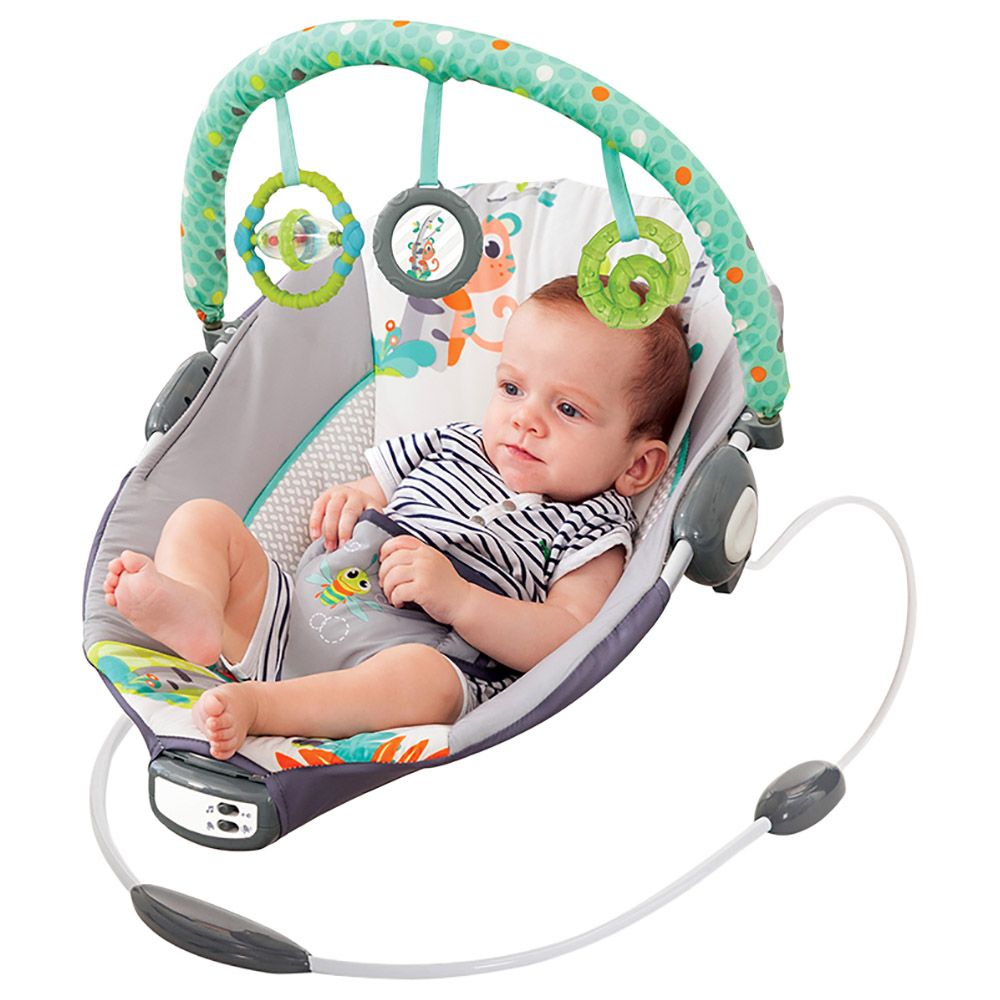 Mastela - Baby Bouncer For Newborn To Toddler 6+ Month- Grey 