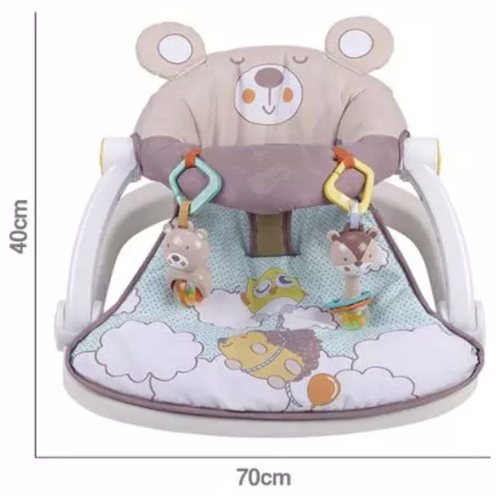 Little Angel - Baby Activity Booster Seat - Brown