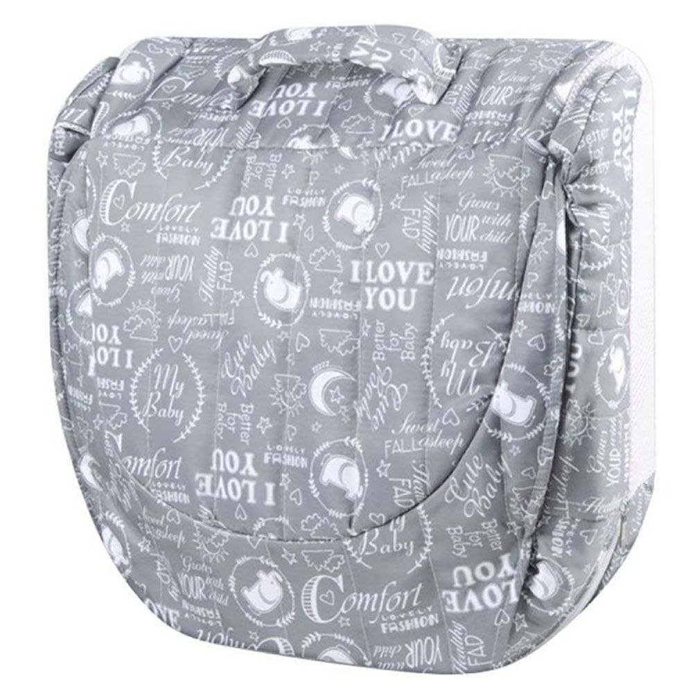 Little Angel - Baby Bassinet with Mosquito Net - Grey