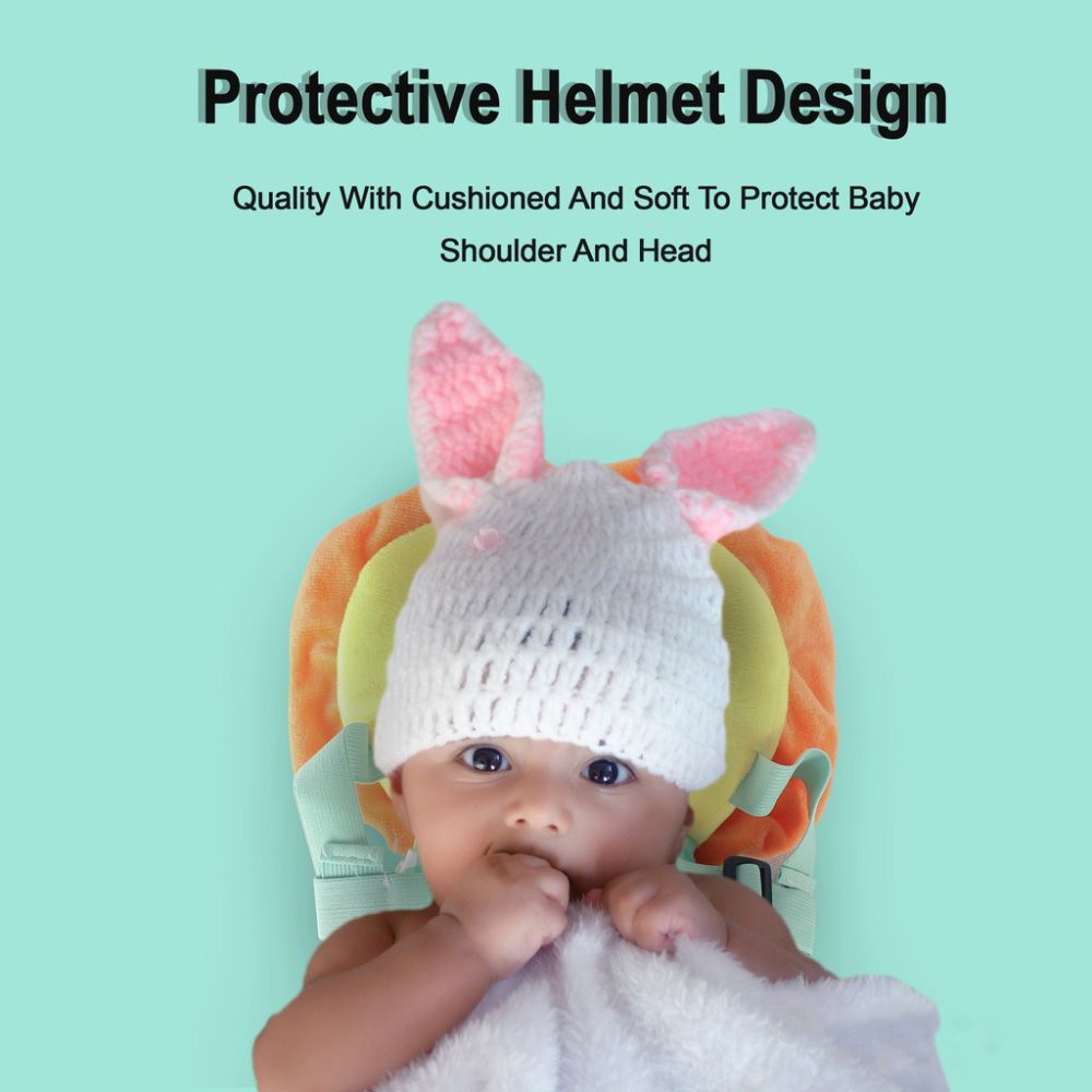 Little Angel - Baby Pillow Backpack Head Protection Cushion - Turtle