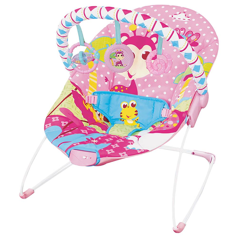 Mastela - Baby Bouncer W/Vibrating For Newborn - Pink