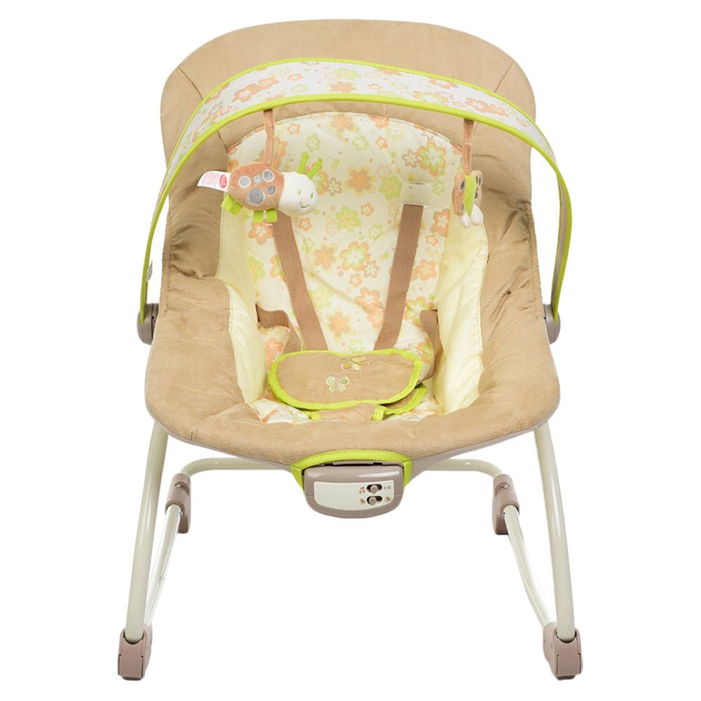 Mastela - Baby Rocker & Bouncing Chair For Newborn - Brown