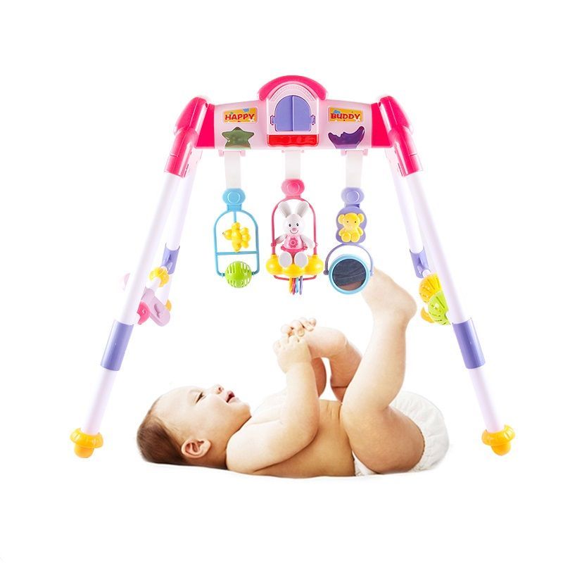 Goodway - Baby Play Mat Activity Play Gym For 3+ Months - Pink