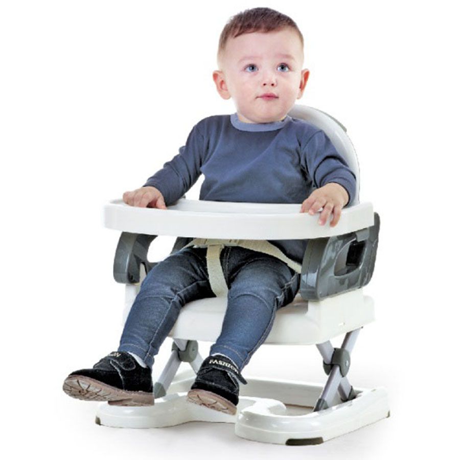 Mastela - Baby Booster Seat & Chair For Toddler - White/Grey