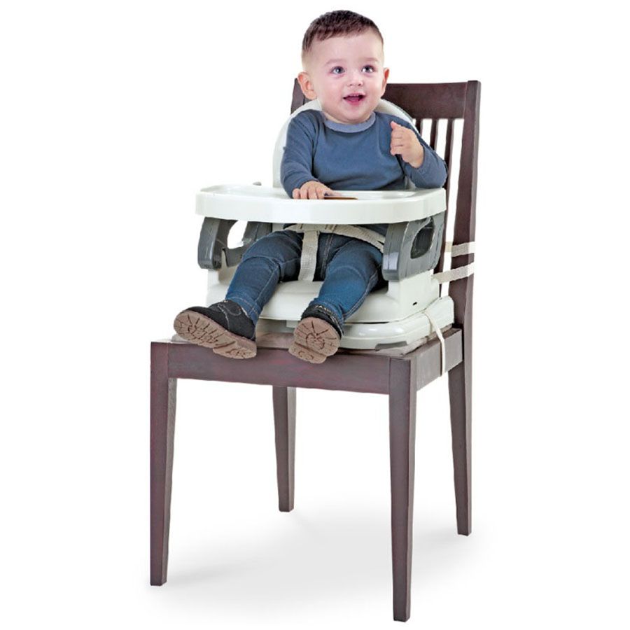 Mastela - Baby Booster Seat & Chair For Toddler - White/Grey