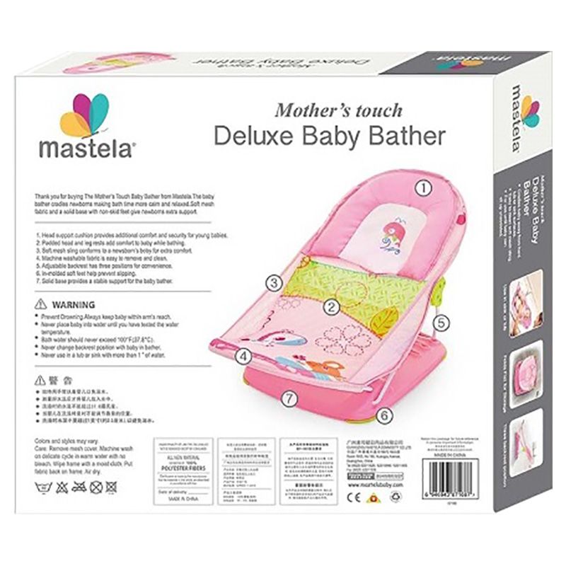 Mastela - Baby Bath Seat And Chair For Newborn - Pink