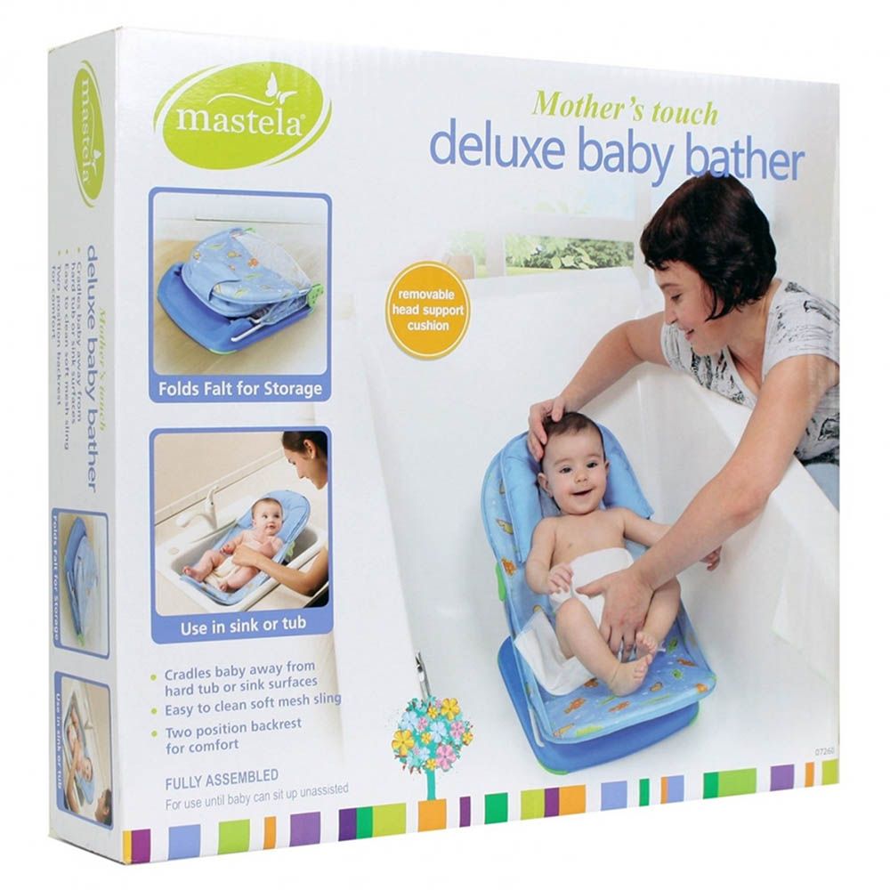 Mastela - Baby Bath Seat And Chair For Newborn - Blue