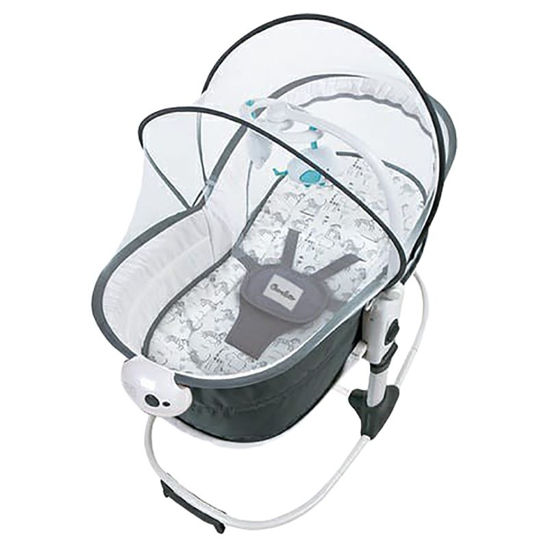 Mastela - Baby Bassinet And Rocker 6 In 1 For Newborn - Grey