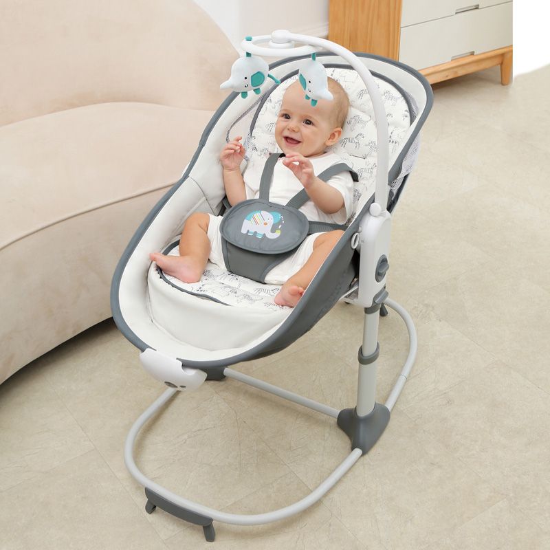 Mastela - Baby Bassinet And Rocker 6 In 1 For Newborn - Grey