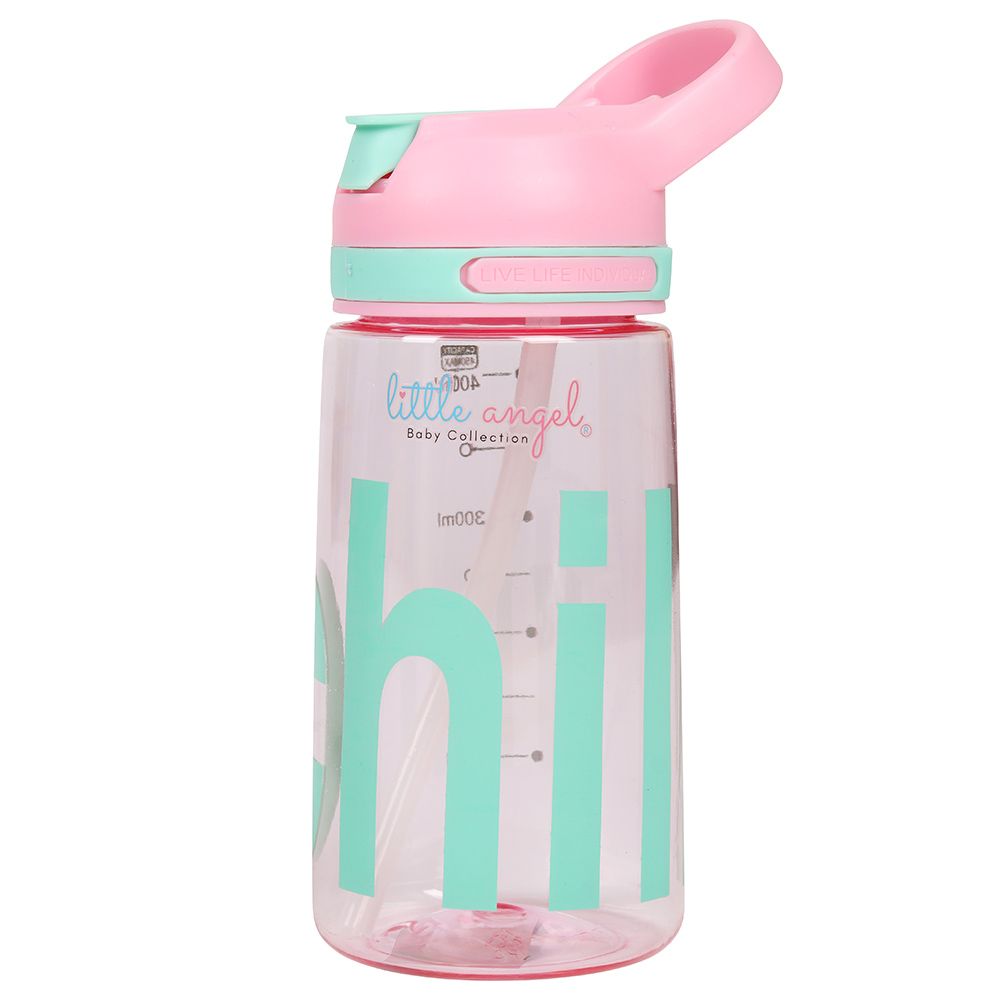 Little Angel - Kids Water Bottle - 450ml - Pink