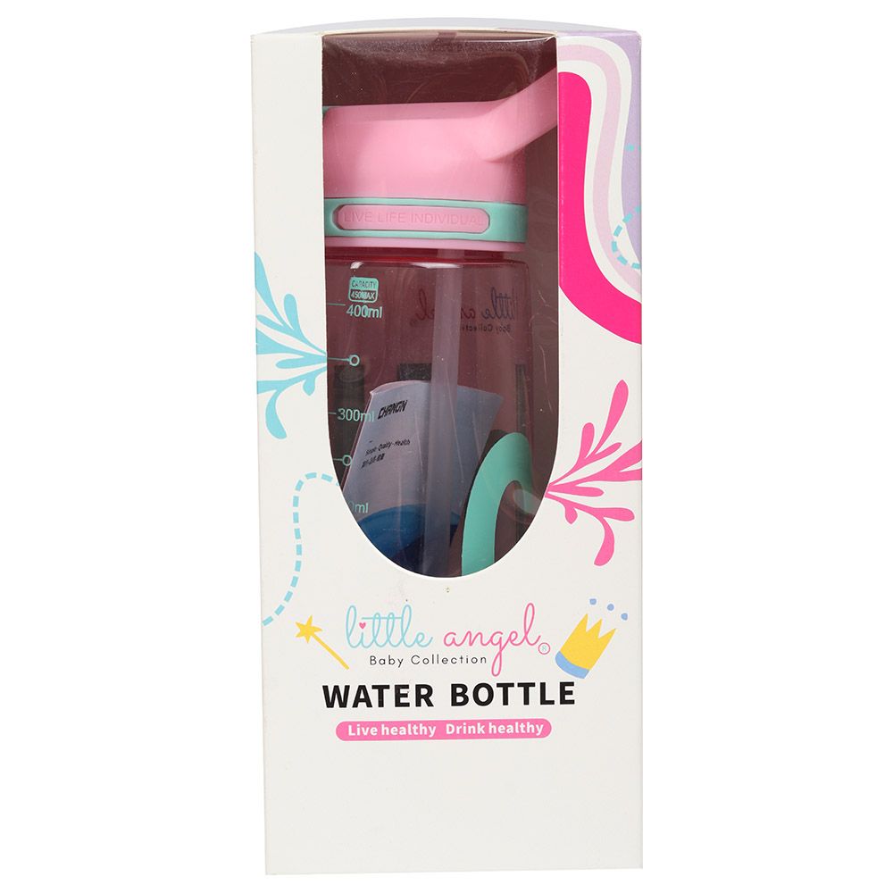 Little Angel - Kids Water Bottle - 450ml - Pink