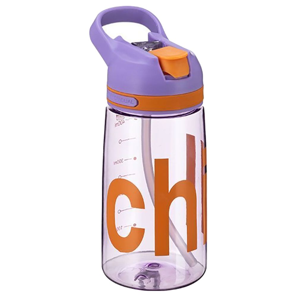 Little Angel - Kids Water Bottle - 450ml - Purple/Orange