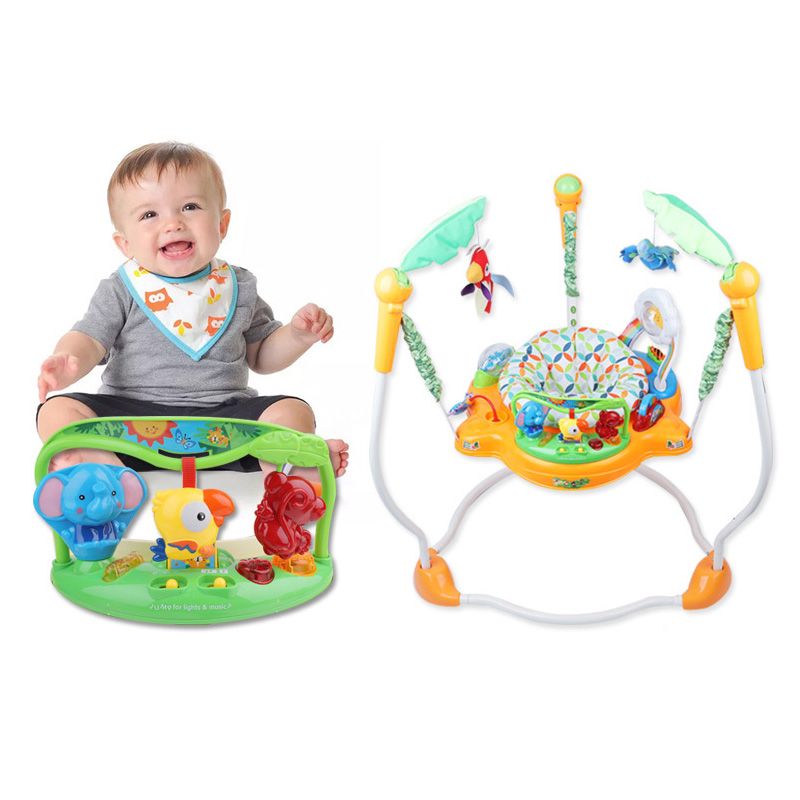 Little Angel - Baby Jumper Activity Gym Bouncer With Music - Orange