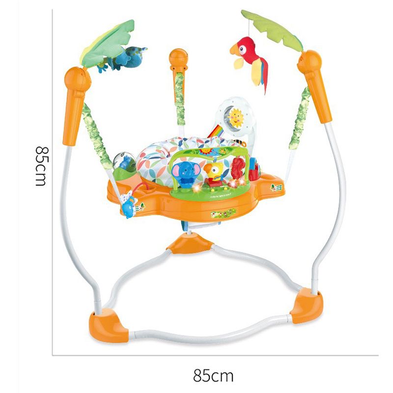 Little Angel - Baby Jumper Activity Gym Bouncer With Music - Orange