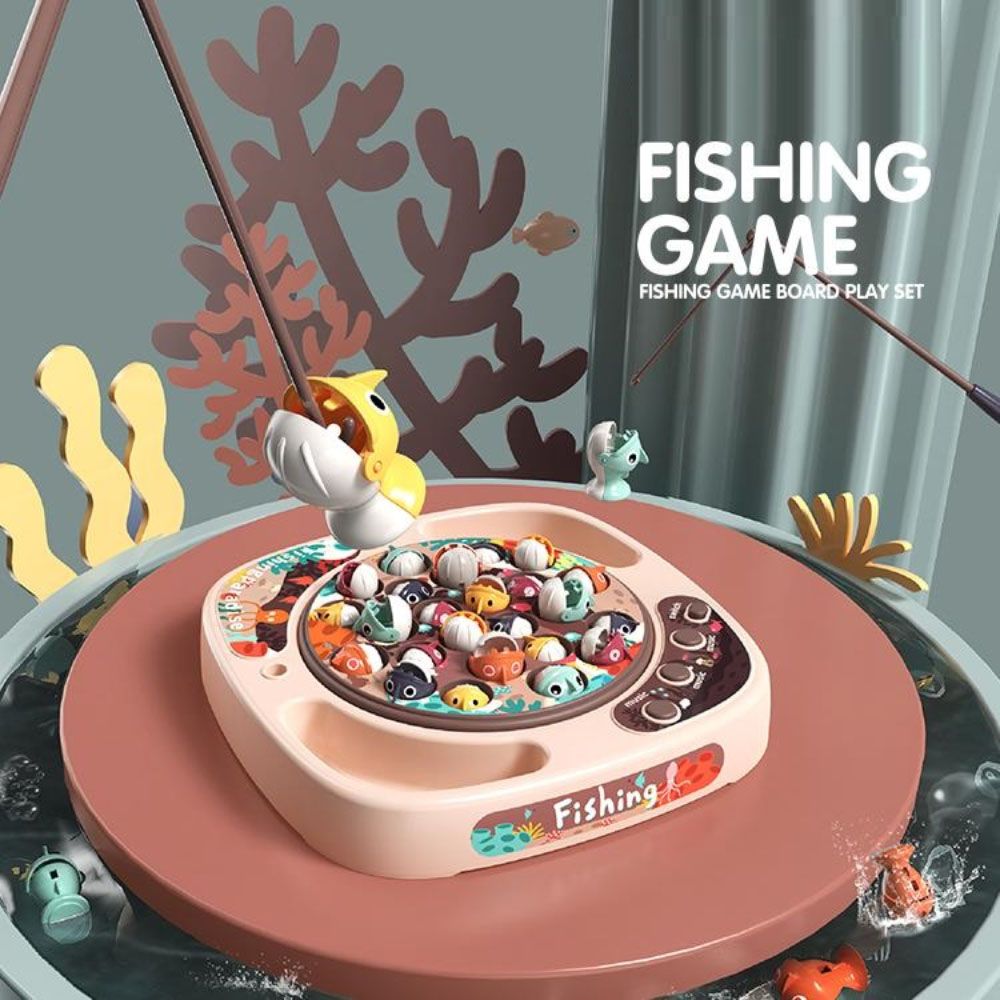 Beibe Good - Fishing Game w/ 27 Accessories - Beige