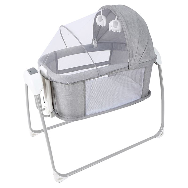 Mastela - Baby Electric Bed Swing Bassinet - Grey