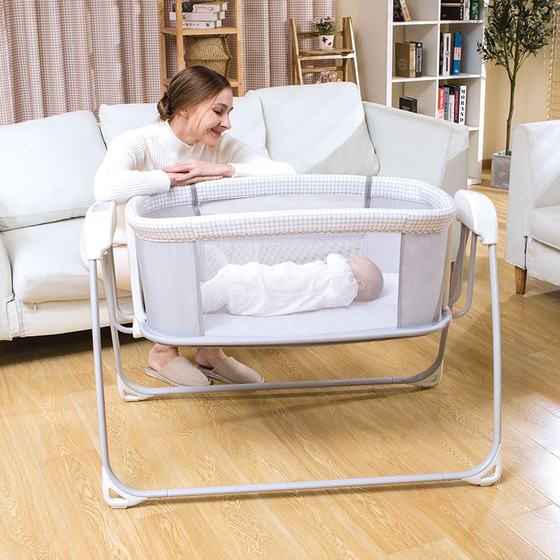 Mastela - Baby Electric Bed Swing Bassinet - Fog Grey