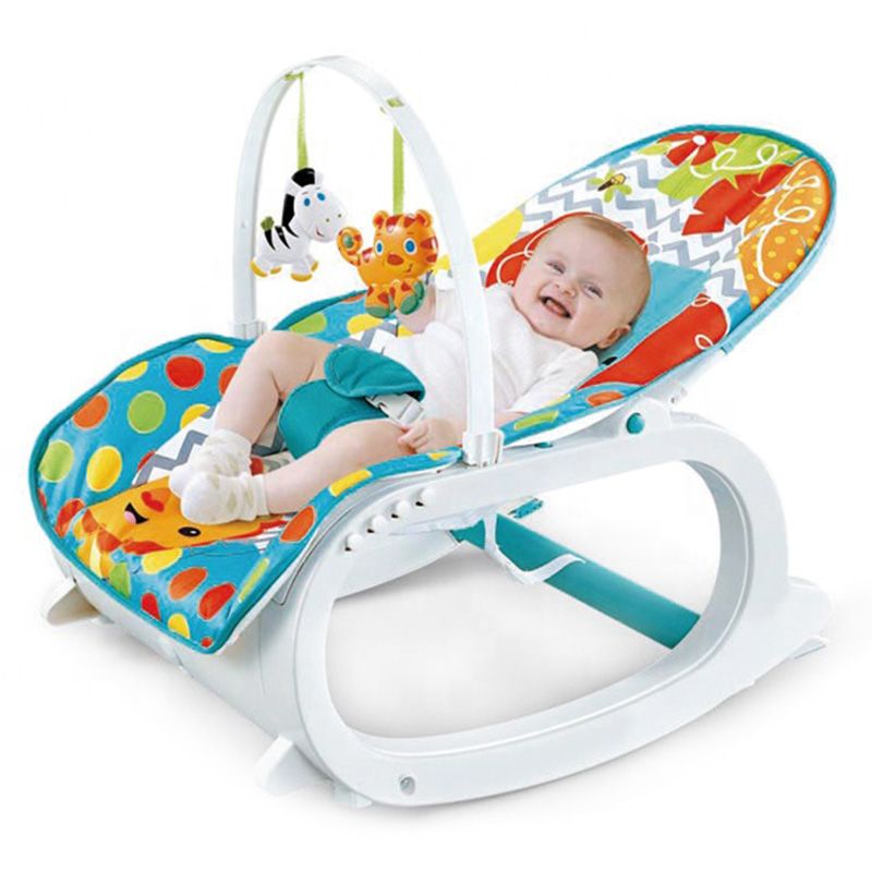 Little Angel - Baby Rocker Swing Newborn-To-Toddler - Blue