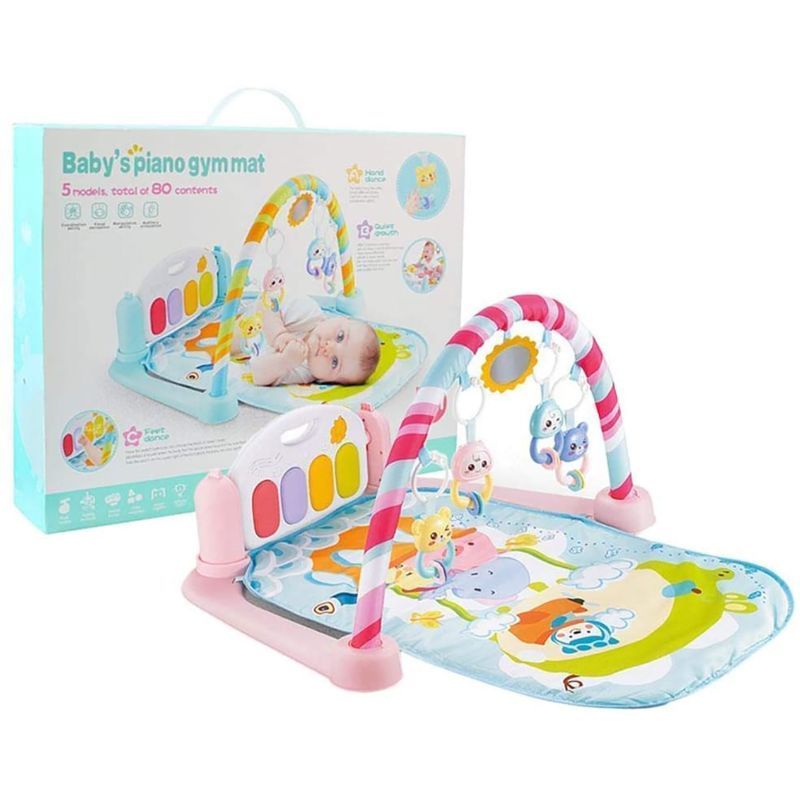 Little Angel - Baby Play Mat Activity Gym - Pink_3m