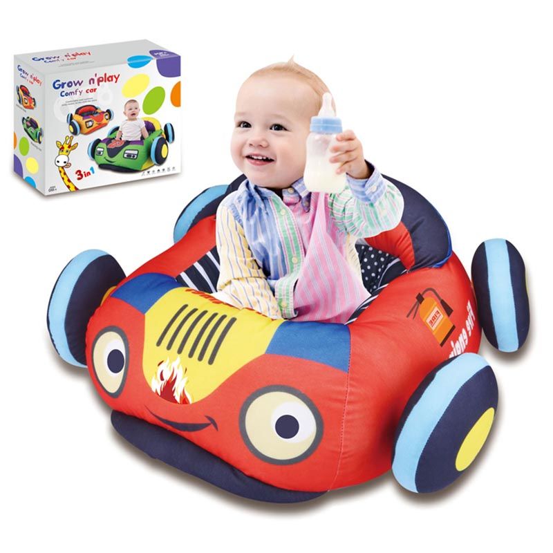 Little Angel - Baby Play Gym Comfy Car - Red_6m