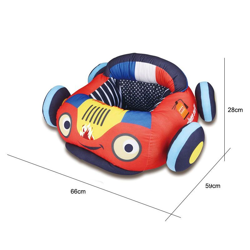 Little Angel - Baby Play Gym Comfy Car - Red_6m