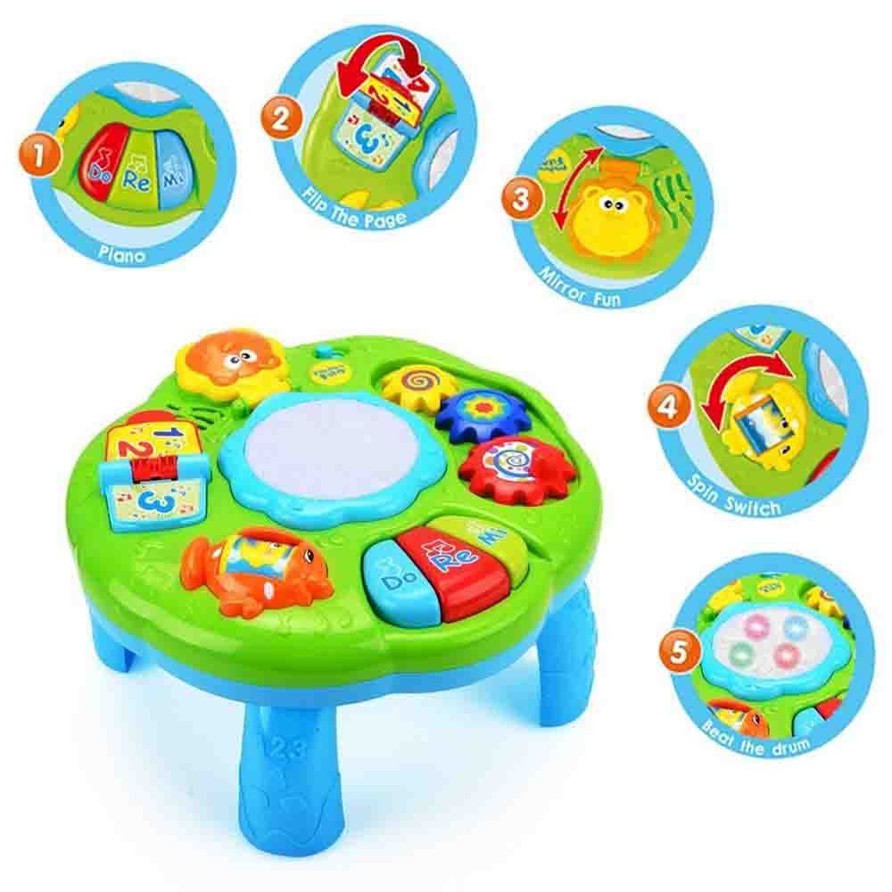 Little Angel Baby Toys Learning Table for 18+ Months - Green